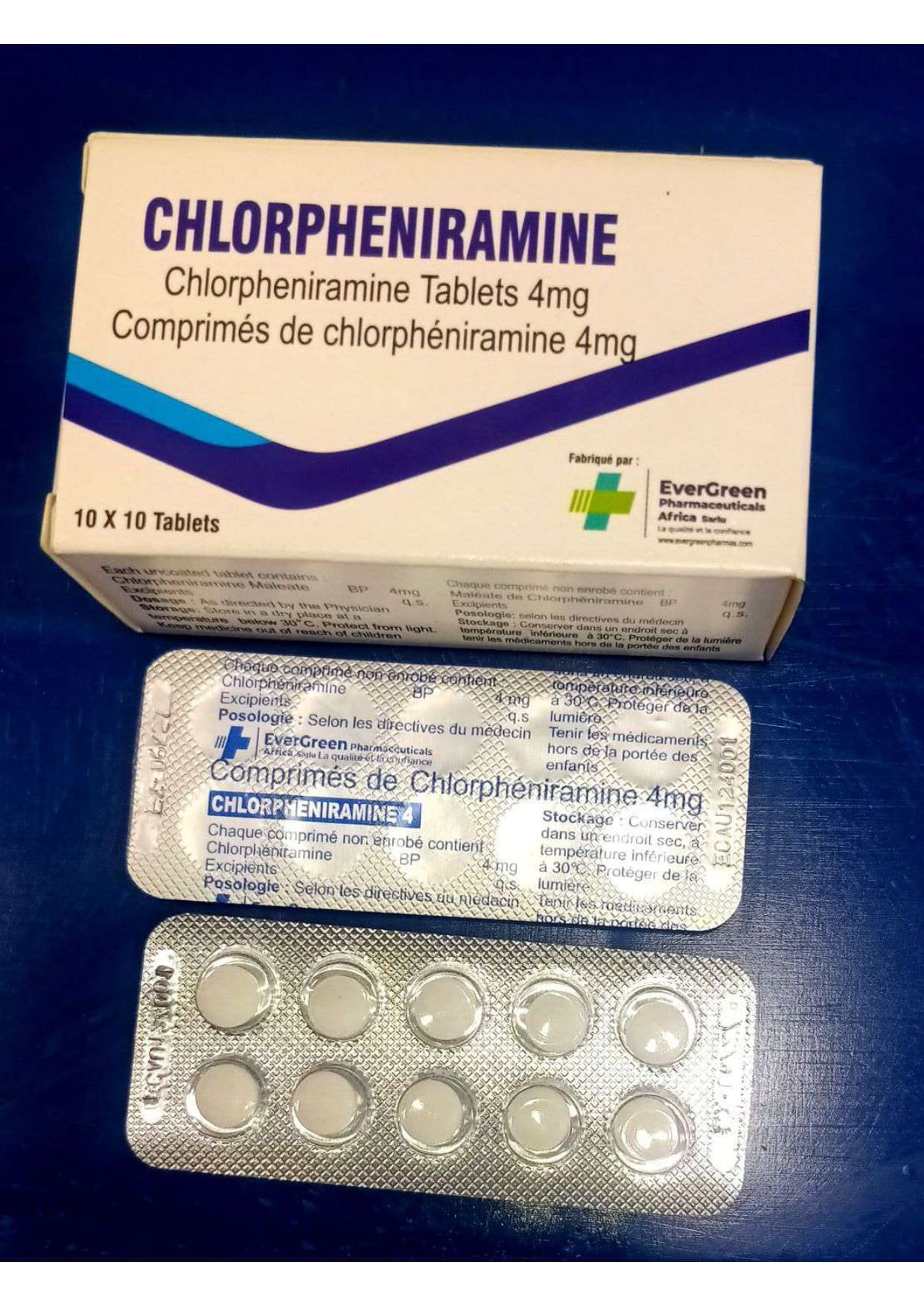 CHLORPHENIRAMINE — Allergie / Antihistaminiques